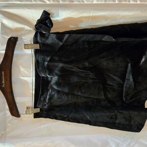 Black Wrap Skirt Small